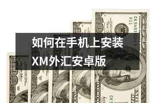 如何在手机上安装XM外汇安卓版(图1)